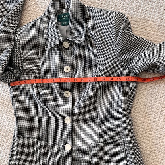 Lauren by Ralph Lauren houndstooth jacket - Picture 7 of 9